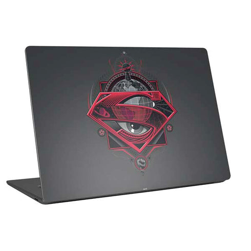 DC Comics Superman Grey Eye Collage Universal Laptop 16.6in (13.4 x 9.7in) Skin